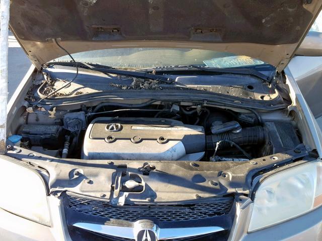 2HNYD18923H514247 - 2003 ACURA MDX TOURIN TAN photo 7