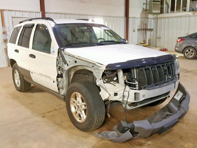 1J4GW48S34C269733 - 2004 JEEP GRAND CHER WHITE photo 1