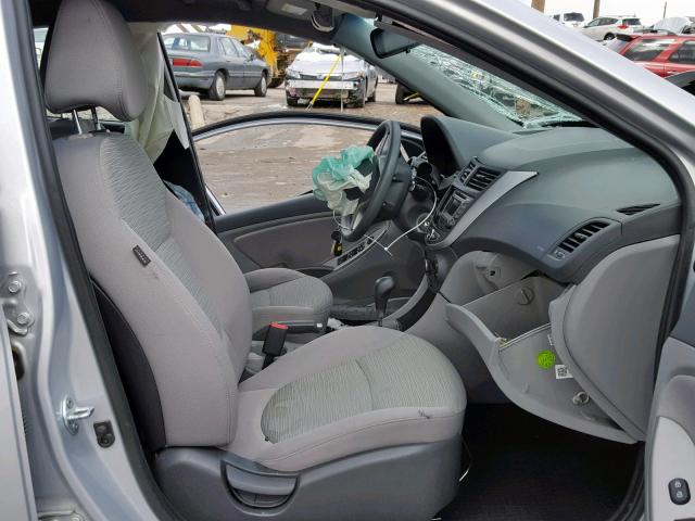 KMHCT4AE0GU074152 - 2016 HYUNDAI ACCENT SE SILVER photo 5