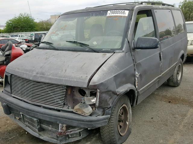 1GNDM19Z2PB155099 - 1993 CHEVROLET ASTRO GRAY photo 2