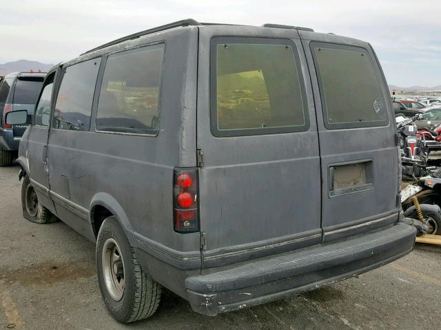 1GNDM19Z2PB155099 - 1993 CHEVROLET ASTRO GRAY photo 3