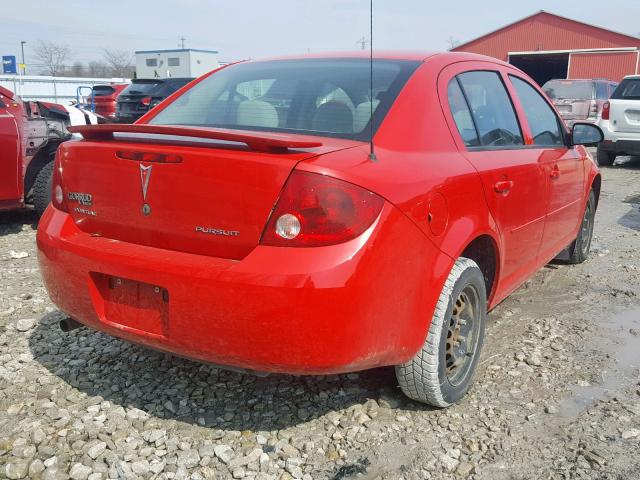 1G2AJ55F067849612 - 2006 PONTIAC PURSUIT RED photo 4