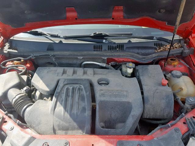 1G2AJ55F067849612 - 2006 PONTIAC PURSUIT RED photo 7