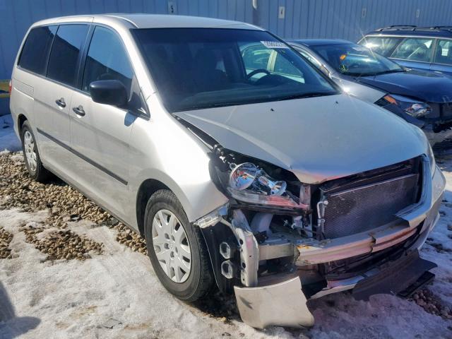 5FNRL38277B054350 - 2007 HONDA ODYSSEY LX SILVER photo 1