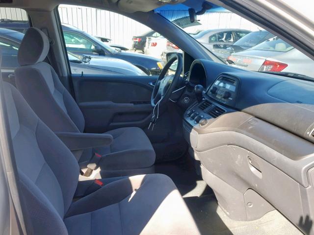 5FNRL38277B054350 - 2007 HONDA ODYSSEY LX SILVER photo 5