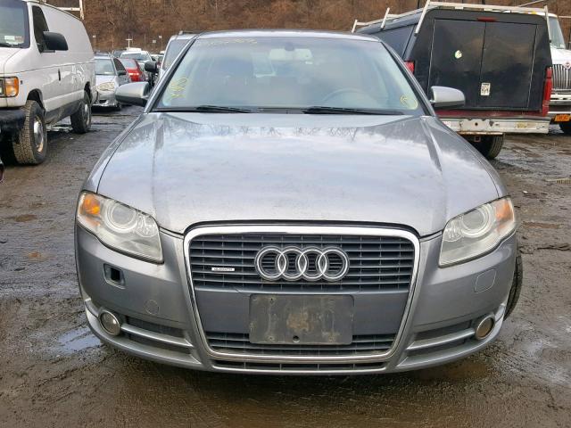 WAUDG68E05A488512 - 2005 AUDI A4 3.2 QUA GRAY photo 9