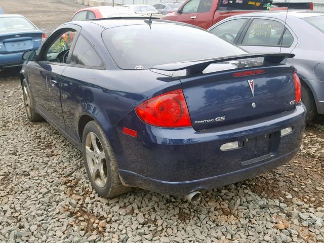 1G2AN18BX87229570 - 2008 PONTIAC G5 GT BLUE photo 3