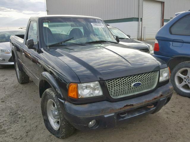 1FTYR11U13TA43233 - 2003 FORD RANGER BLACK photo 1