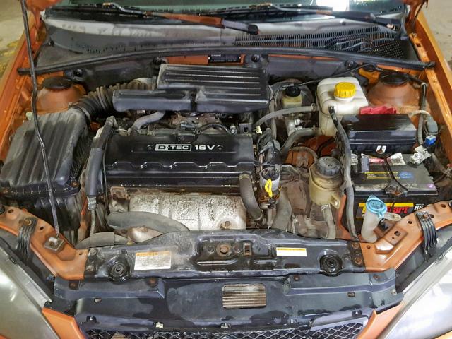 KL5JD66Z95K169341 - 2005 SUZUKI RENO S ORANGE photo 7