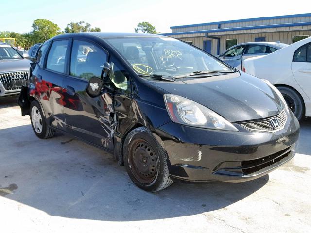 JHMGE8H34DC072402 - 2013 HONDA FIT BLACK photo 1