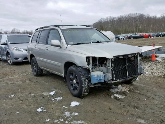 JTEGF21A230118003 - 2003 TOYOTA HIGHLANDER SILVER photo 1