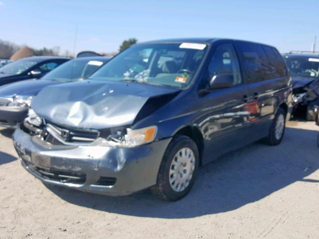 5FNRL18584B121323 - 2004 HONDA ODYSSEY LX GRAY photo 2