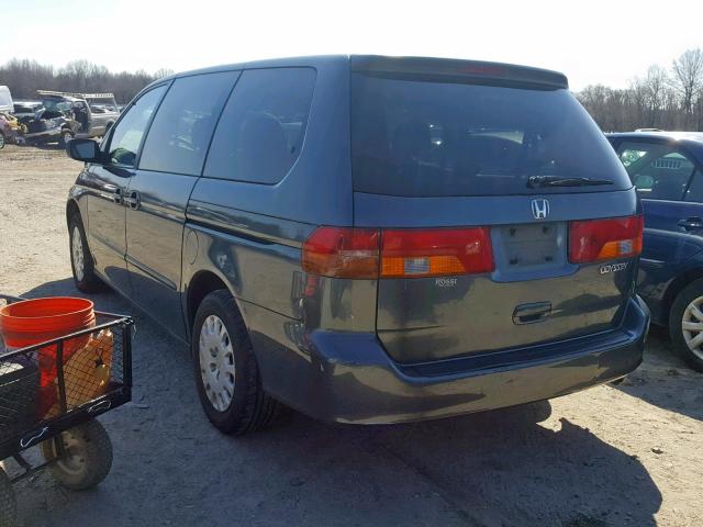 5FNRL18584B121323 - 2004 HONDA ODYSSEY LX GRAY photo 3