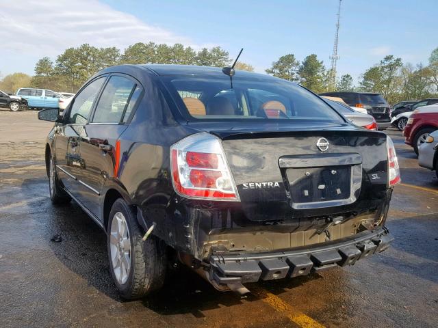 3N1AB61E88L697978 - 2008 NISSAN SENTRA 2.0 BLACK photo 3