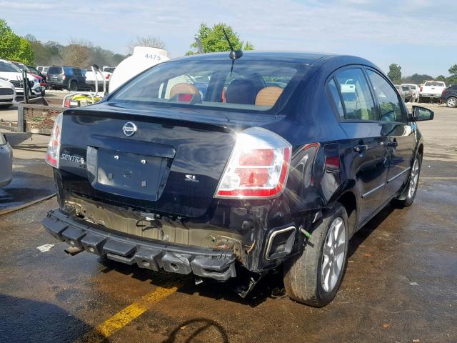 3N1AB61E88L697978 - 2008 NISSAN SENTRA 2.0 BLACK photo 4