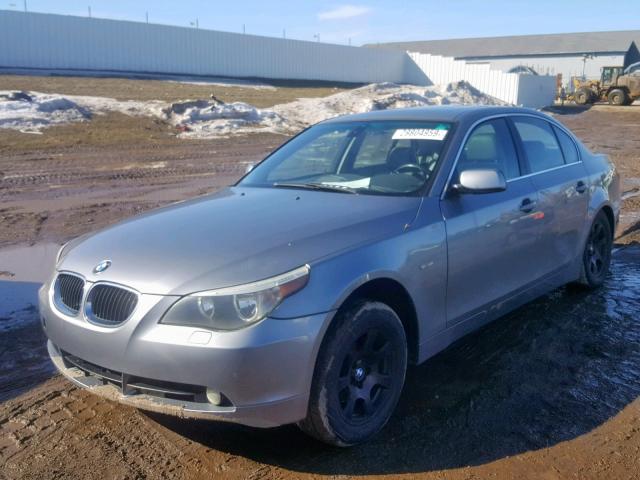 WBANA53594B175863 - 2004 BMW 525 I GRAY photo 2