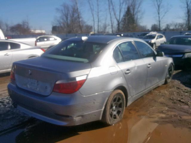 WBANA53594B175863 - 2004 BMW 525 I GRAY photo 4