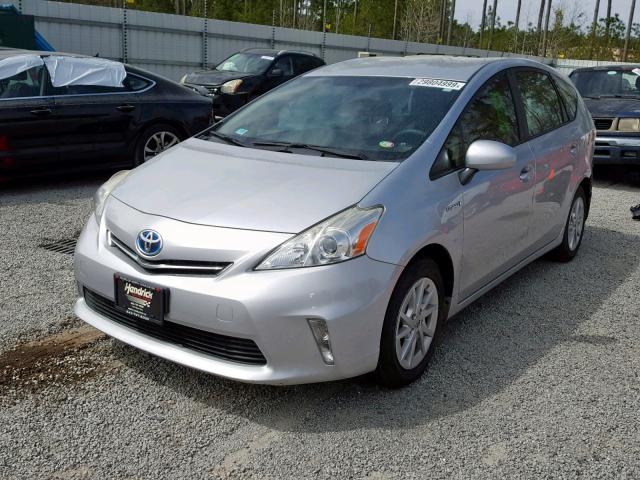 JTDZN3EU0C3125220 - 2012 TOYOTA PRIUS V SILVER photo 2