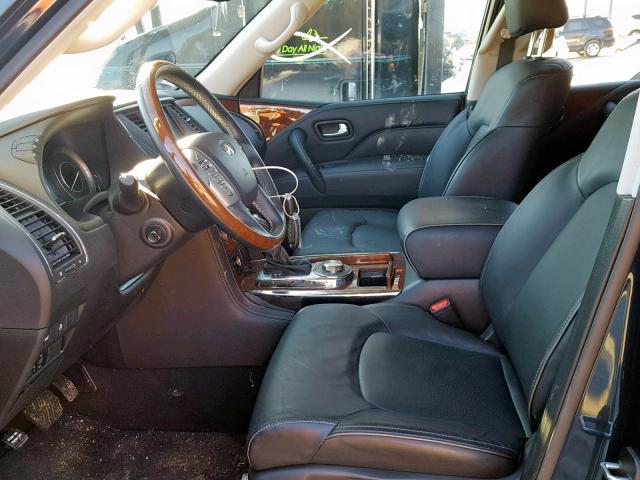 JN8AZ2NE2K9227302 - 2019 INFINITI QX80 LUXE BLUE photo 5