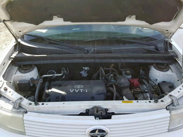 JTLKT334664065487 - 2006 TOYOTA SCION XB WHITE photo 7
