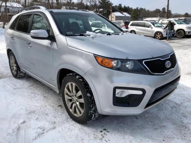 5XYKWDA28BG143449 - 2011 KIA SORENTO SX SILVER photo 1