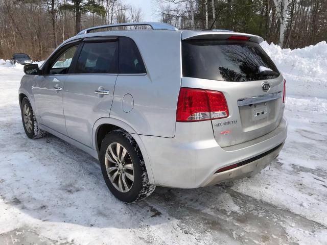 5XYKWDA28BG143449 - 2011 KIA SORENTO SX SILVER photo 6