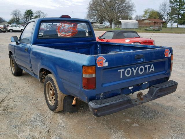 4TARN81A1RZ247529 - 1994 TOYOTA PICKUP 1/2 BLUE photo 3