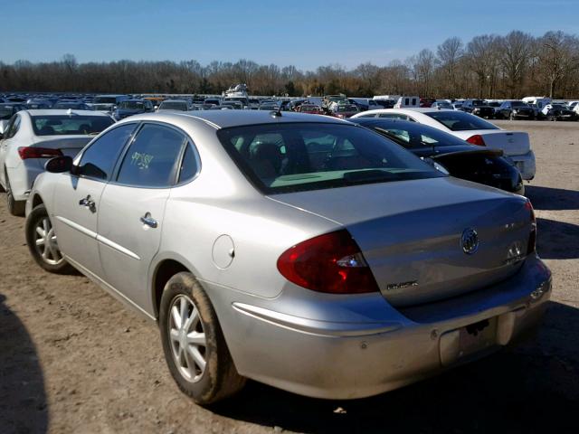 2G4WD582961295674 - 2006 BUICK LACROSSE C SILVER photo 3