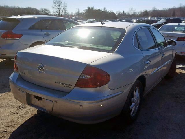 2G4WD582961295674 - 2006 BUICK LACROSSE C SILVER photo 4