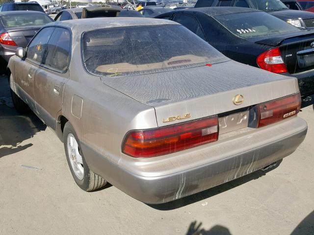 JT8VK13T8N0041817 - 1992 LEXUS ES 300 TAN photo 3