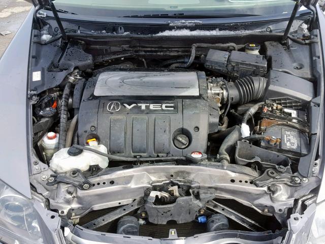 JH4KB165X5C003617 - 2005 ACURA RL GRAY photo 7