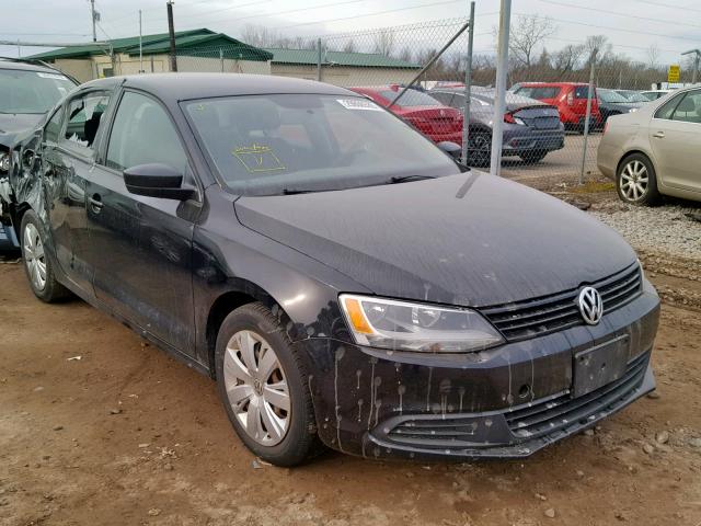 3VW2K7AJ4BM357178 - 2011 VOLKSWAGEN JETTA BASE BLACK photo 1