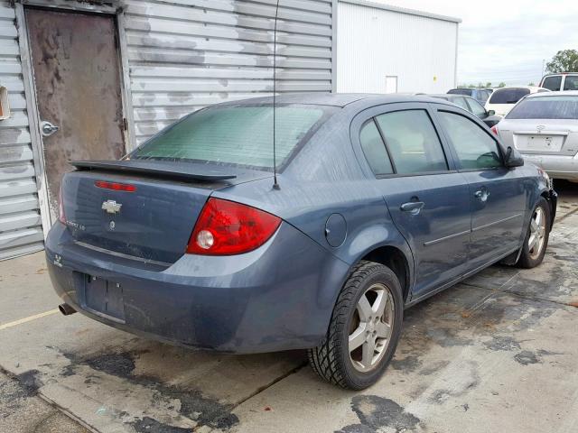 1G1AL52F157621796 - 2005 CHEVROLET COBALT LS BLUE photo 4