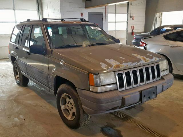 1J4EZ58SXTC113398 - 1996 JEEP GRAND CHER GRAY photo 1