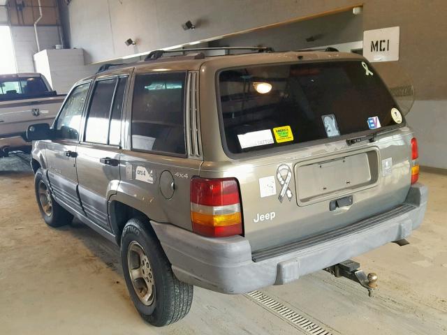 1J4EZ58SXTC113398 - 1996 JEEP GRAND CHER GRAY photo 3