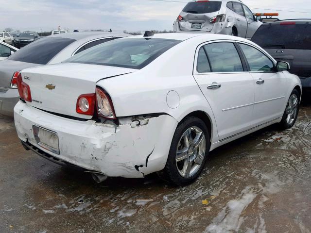 1G1ZF5E71CF228642 - 2012 CHEVROLET MALIBU 3LT WHITE photo 4