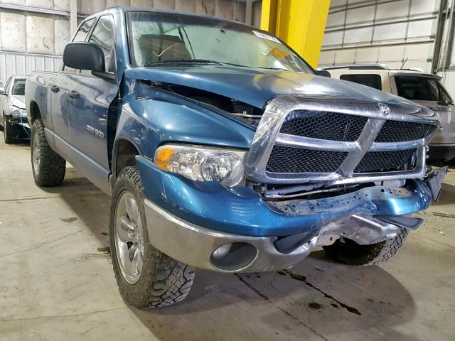 1D7HU18D25J625978 - 2005 DODGE RAM 1500 S BLUE photo 1