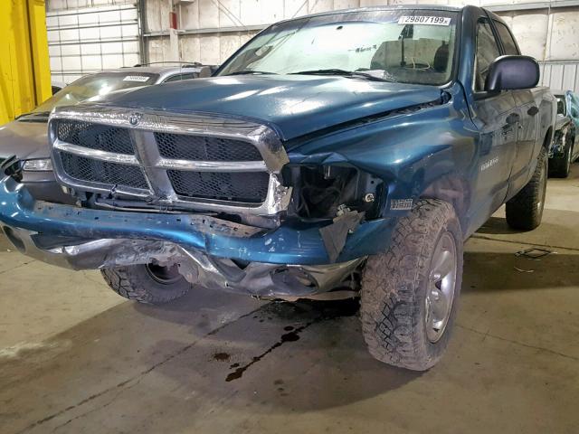 1D7HU18D25J625978 - 2005 DODGE RAM 1500 S BLUE photo 2