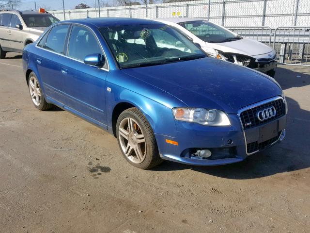 WAUDF78E08A056564 - 2008 AUDI A4 2.0T QU BLUE photo 1