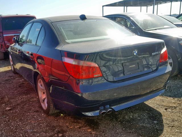 WBANE53517CY04020 - 2007 BMW 525 I BLUE photo 3