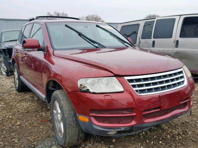 WVGZG77L85D023761 - 2005 VOLKSWAGEN TOUAREG 3. BURGUNDY photo 1