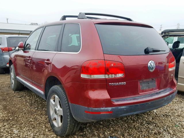 WVGZG77L85D023761 - 2005 VOLKSWAGEN TOUAREG 3. BURGUNDY photo 3