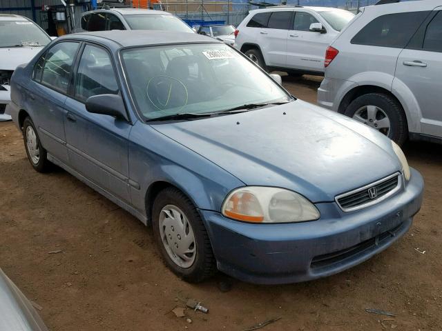 JHMEJ6622WS016307 - 1998 HONDA CIVIC DX BLUE photo 1