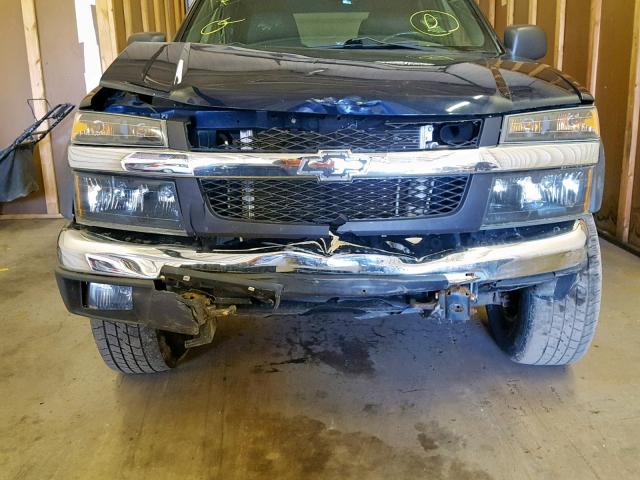 1GCDT13E478246244 - 2007 CHEVROLET COLORADO BLUE photo 9