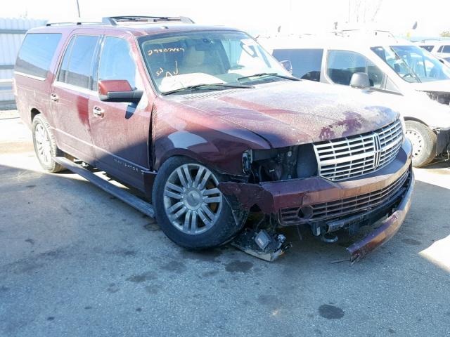 5LMJJ3J54AEJ04131 - 2010 LINCOLN NAVIGATOR Tünd qırmızı foto 1