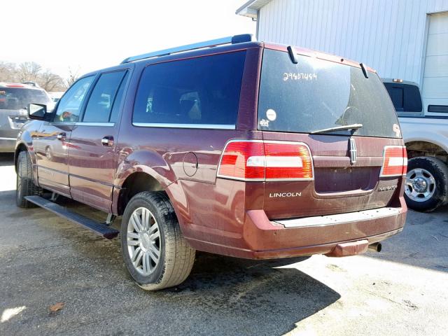 5LMJJ3J54AEJ04131 - 2010 LINCOLN NAVIGATOR Tünd qırmızı foto 3