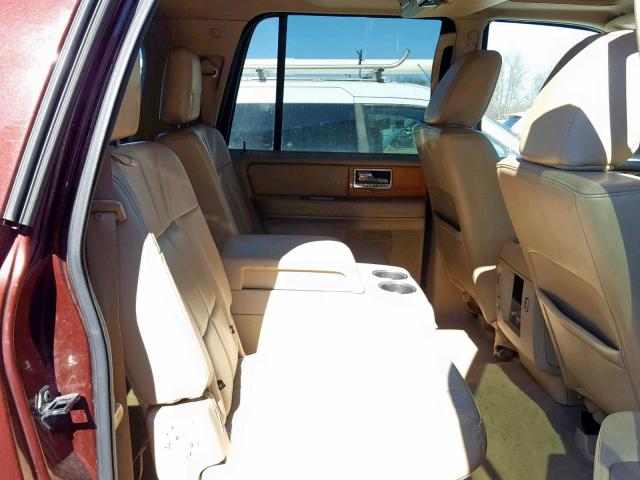 5LMJJ3J54AEJ04131 - 2010 LINCOLN NAVIGATOR Tünd qırmızı foto 6