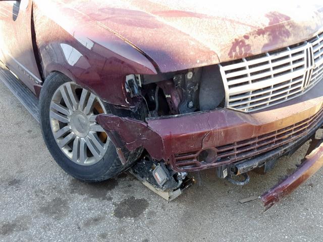 5LMJJ3J54AEJ04131 - 2010 LINCOLN NAVIGATOR Tünd qırmızı foto 9