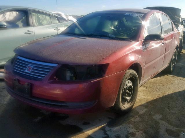 1G8AJ52F65Z156881 - 2005 SATURN ION LEVEL RED photo 2
