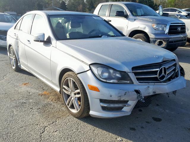 WDDGF4HB8EA938748 - 2014 MERCEDES-BENZ C 250 SILVER photo 1